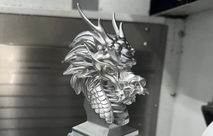 非標(biāo)定制：五軸龍首擺件實(shí)拍，鎮(zhèn)宅招財(cái)